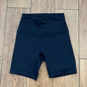 Black Lululemin biker shorts size 4